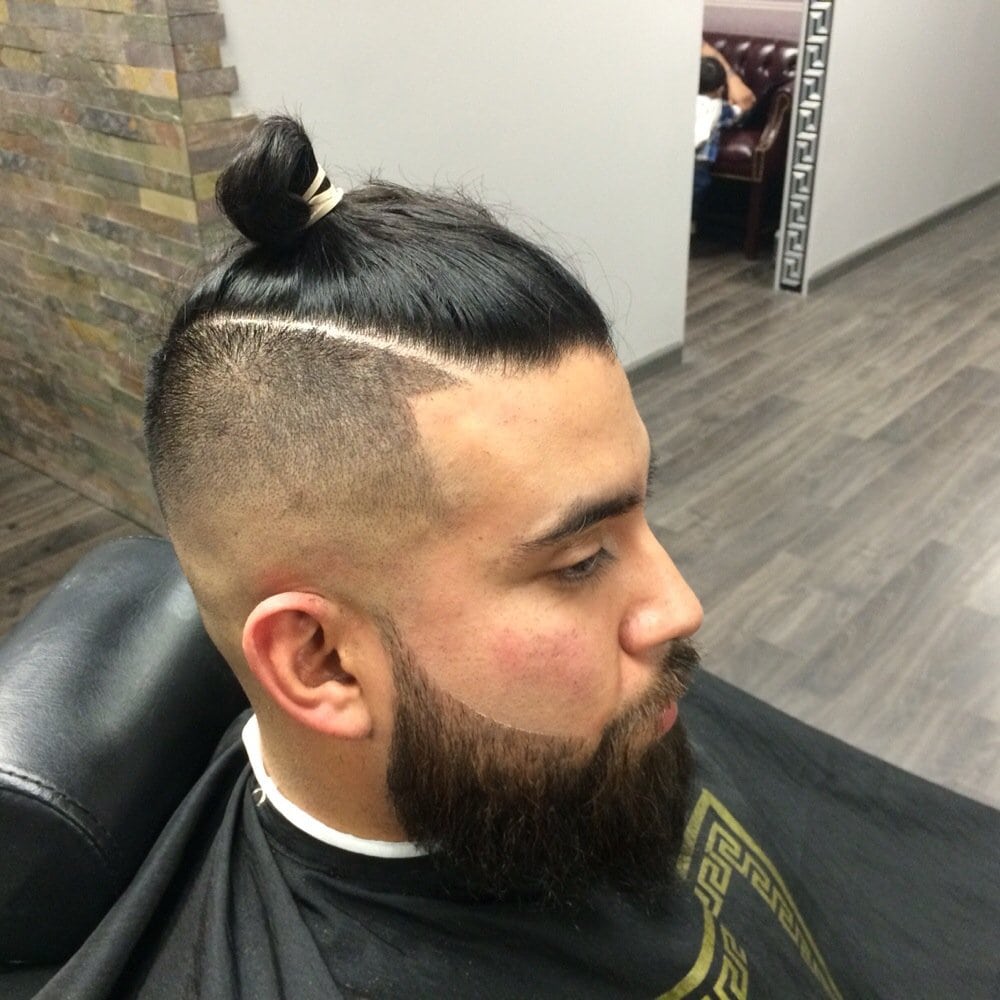 cabelo masculino samurai